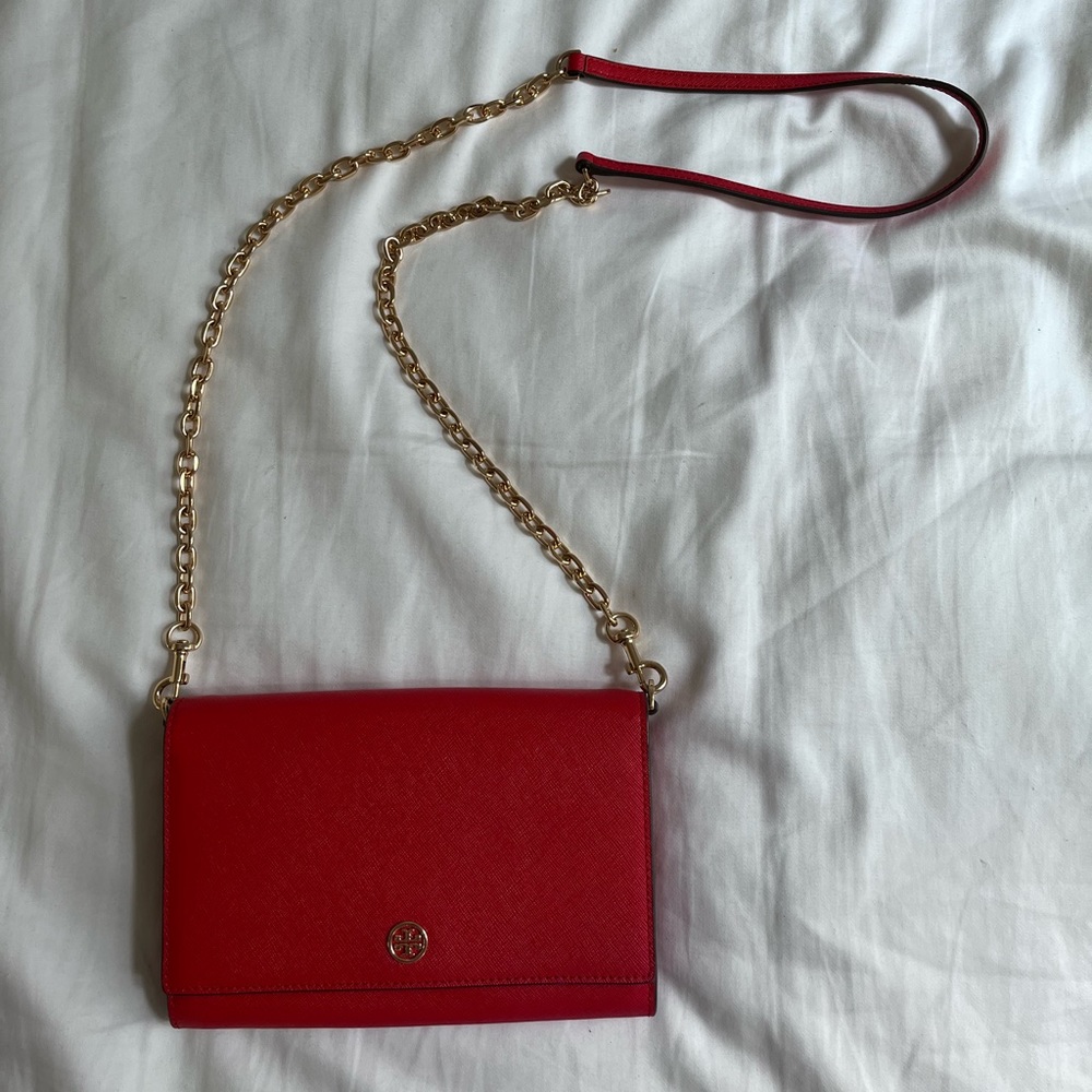 Red Tory Burch bag